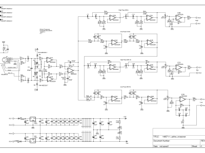 Active Subwoofer Circuits Using Tl072 Circuit