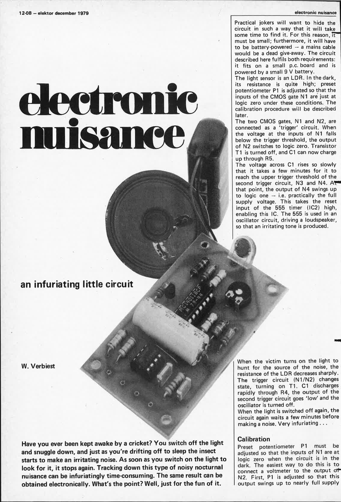 electronic nuisance