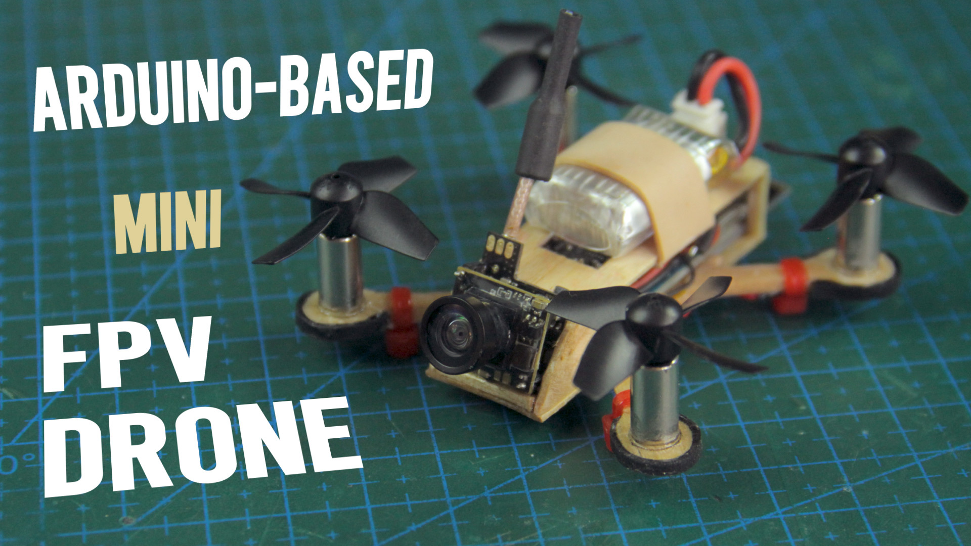 Building a drone with fashion arduino